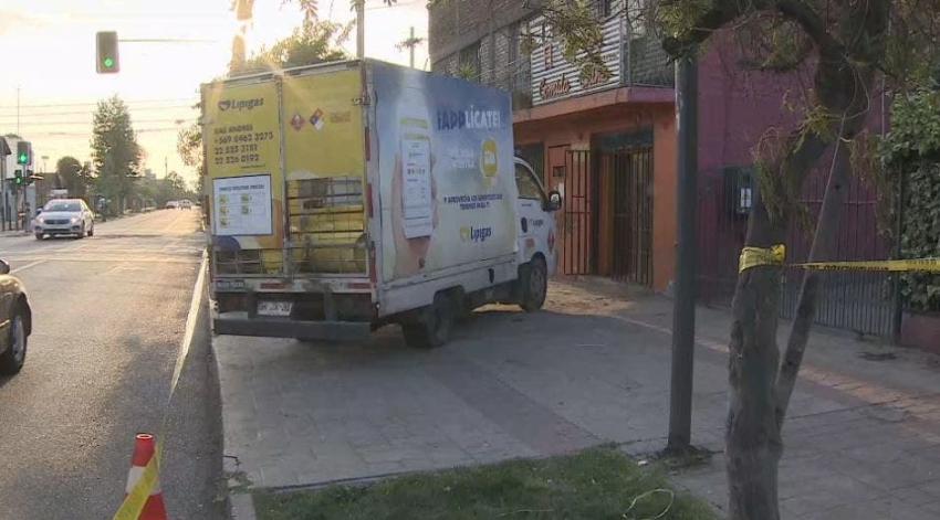 [VIDEO] Investigan homicidio de repartidor de gas en La Granja: Recibió siete puñaladas