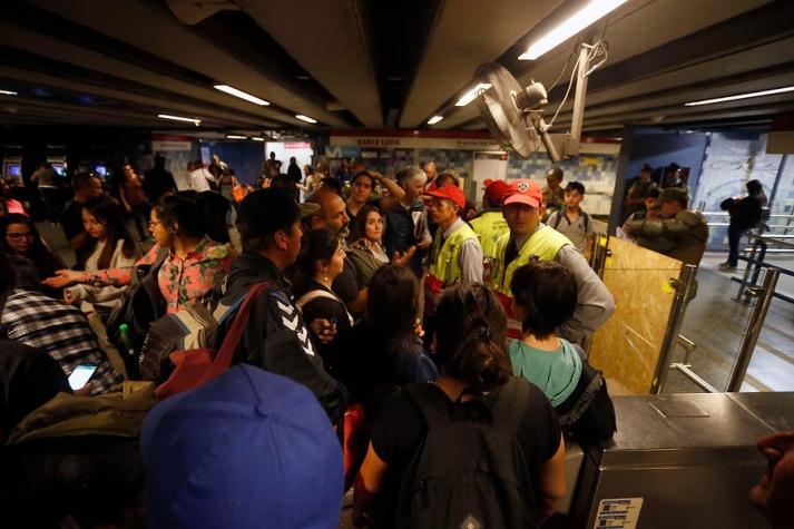 Sindicato de Metro pide cerrar "toda la red inmediatamente" y solicita resguardo para el personal