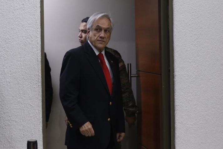 Piñera respalda a FF.AA y asegura: "Estamos en guerra contra un enemigo poderoso e implacable"