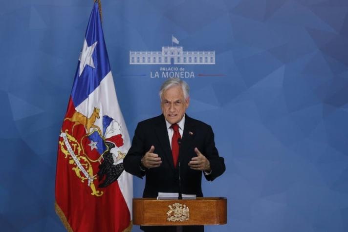 Piñera buscará "acuerdo social" y anuncia plan de reconstrucción para el transporte público