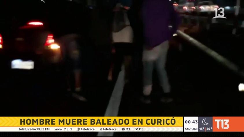 Hombre es asesinado en Curicó tras recibir disparo durante manifestaciones