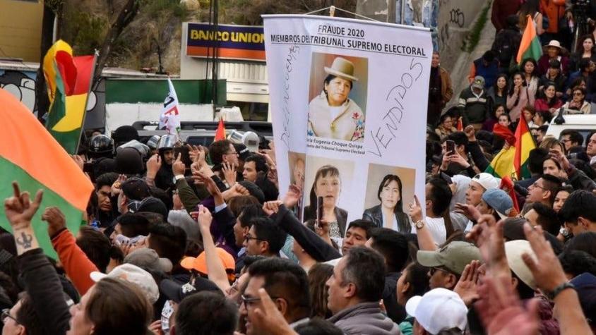 Bolivia: las calles se llenan de rabia e indignación por desconfianza en resultados de elecciones