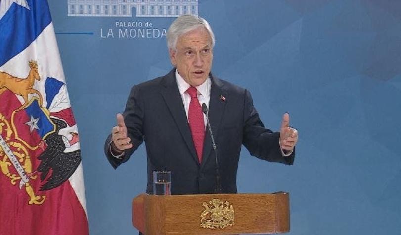 [VIDEO] "Le pido perdón a mis compatriotas": Así fue el mea culpa de Piñera