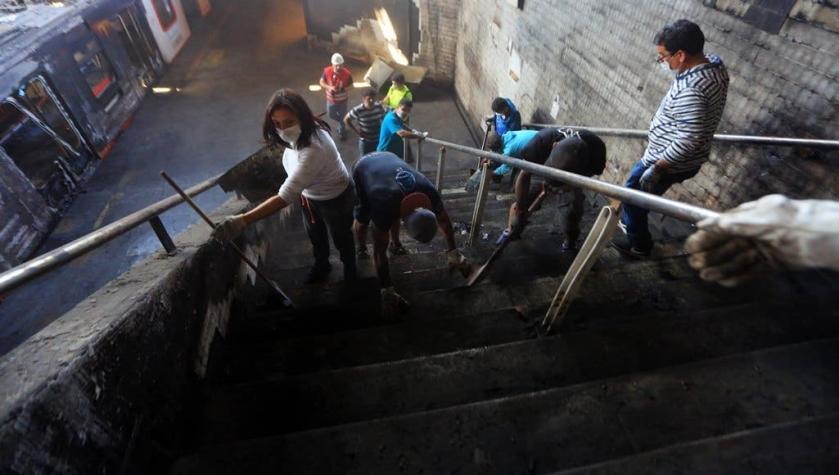 El detalle de los daños que sufrió Metro de Santiago y las estaciones que operan hasta el momento