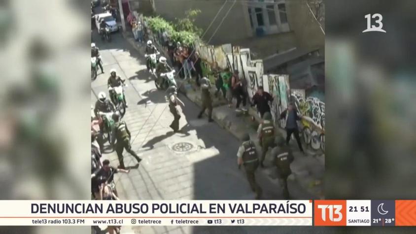 [VIDEO] Denuncian abuso policial en Valparaíso: Este lunes llegan observadores de DD.HH