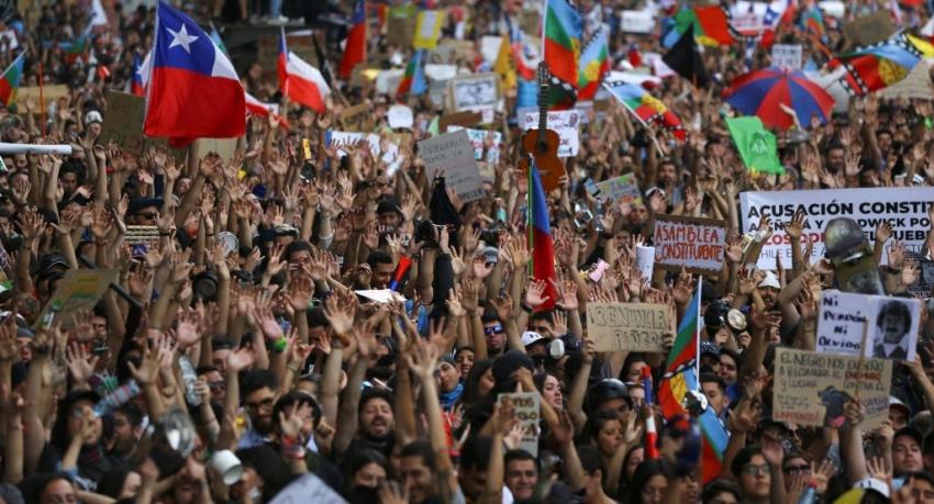 Casi un millón de personas se manifestaron en Santiago de Chile
