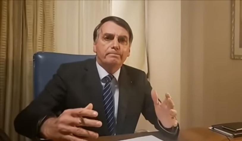 [VIDEO] Bolsonaro enfurecido con TV Globo por informe sobre caso Marielle