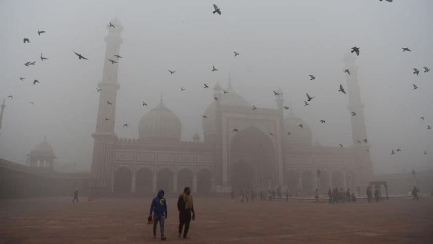 [FOTOS] La alarmante contaminación de Nueva Delhi que convierte a la ciudad en una "cámara de gas"