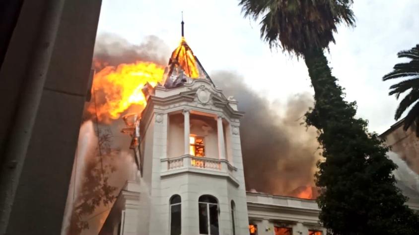 [VIDEO] Formalizan a acusado de incendio en Universidad Pedro de Valdivia