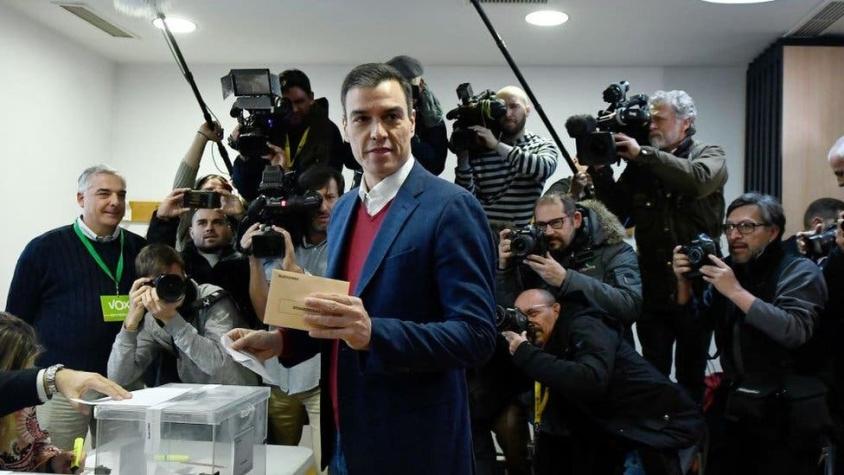 España: el PSOE de Sánchez gana las elecciones pero no alcanza mayoría para gobernar en solitario