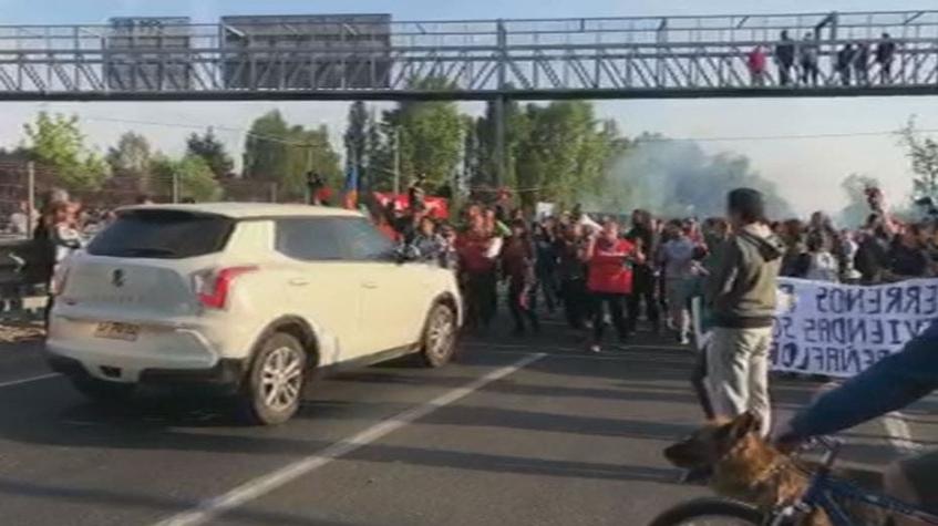 Autopista del Sol: manifestantes bloquean la Ruta 78 a la altura de Malloco