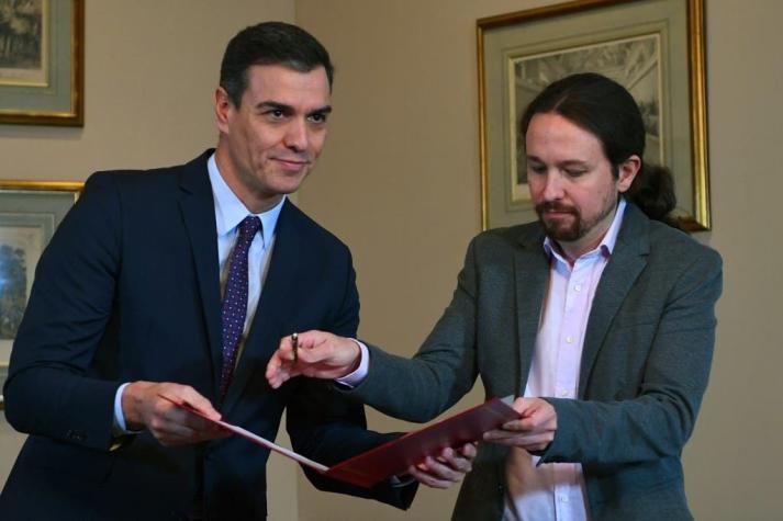 Pedro Sánchez y Podemos llegan a preacuerdo para formar gobierno en España