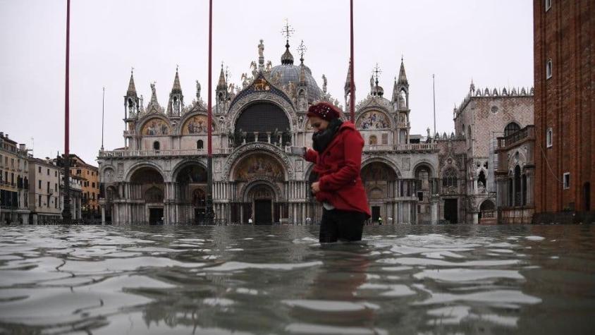 Venecia: las impactantes imágenes de las inundaciones más graves en la ciudad italiana desde 1966
