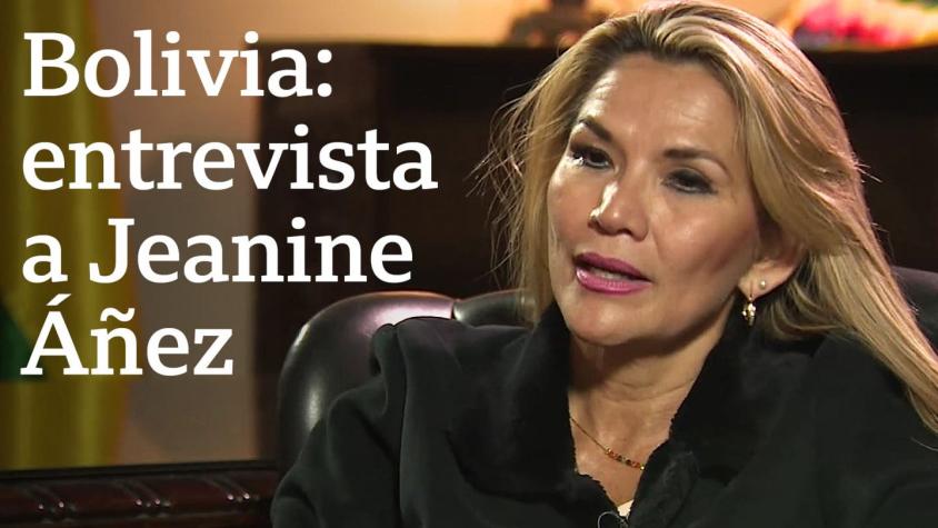 "Evo quería imponerse por la fuerza": entrevista exclusiva a Jeanine Áñez de la BBC