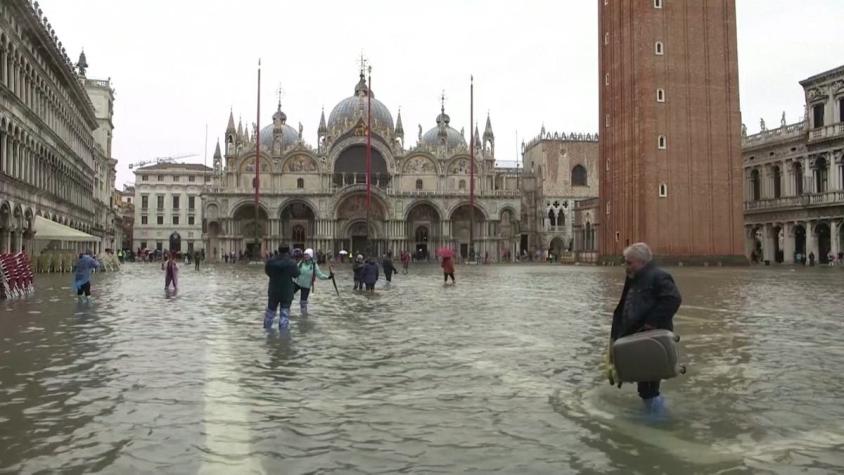 [VIDEO] Mayores inundaciones en 50 años mantienen paralizada a Venecia