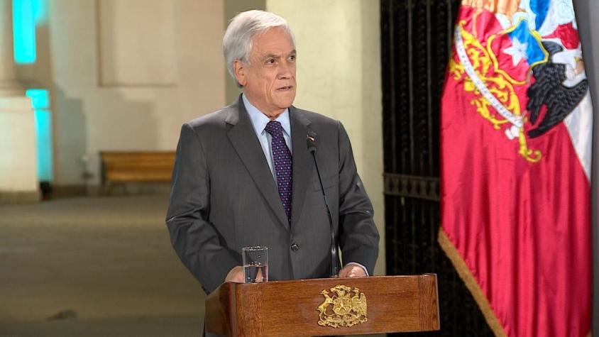 Presidente Piñera: "En algunos casos no se respetaron los protocolos y derechos de todos"