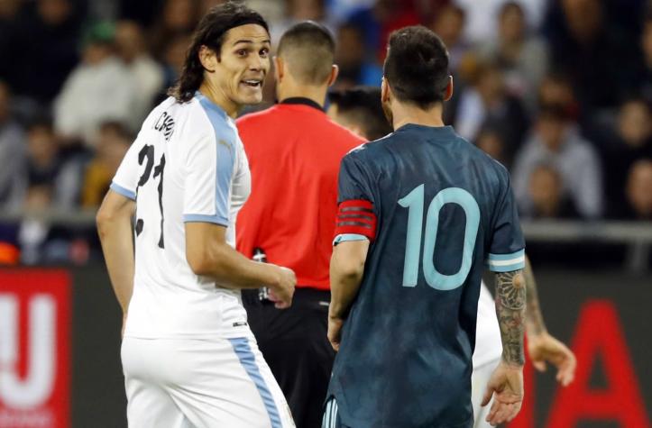 "Cuando quieras": Fuerte cruce entre Messi y Cavani habría terminado con "invitación a pelear"