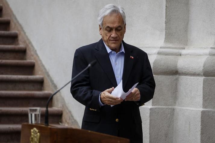 La explicación del Presidente Piñera para declarar estados de emergencia y citar al Cosena