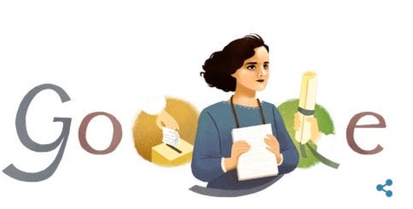 Google conmemora a Matilde Hidalgo de Procel, la primera mujer que pudo votar en Latinoamérica