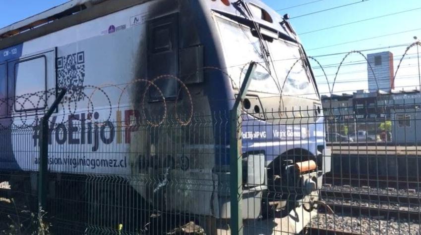 Biotren: Fesur denuncia intento de quema a vagones del tren en Concepción