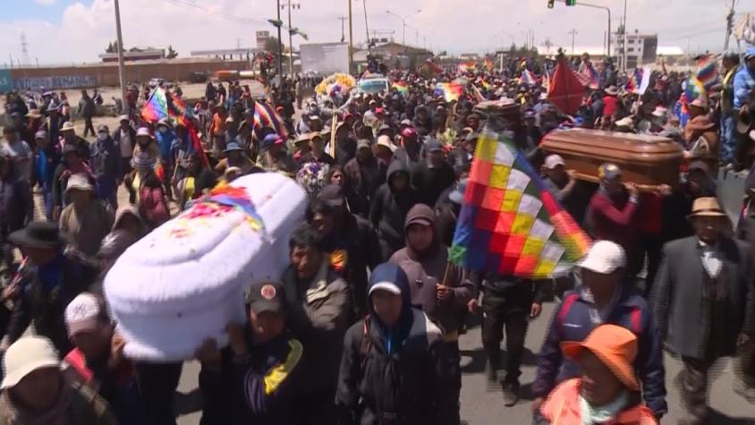[VIDEO] Crece la tensión en Bolivia: manifestantes exigen justicia por los muertos