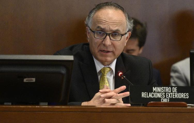 Canciller expone ante Consejo de la OEA: "Lo ocurrido en Chile es una advertencia para todos"