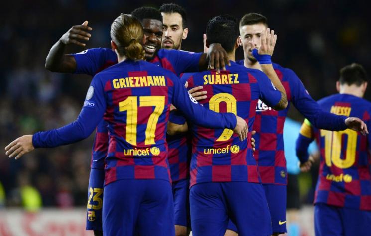 FC Barcelona clasifica a los octavos de final de la Champions League con Arturo Vidal en cancha