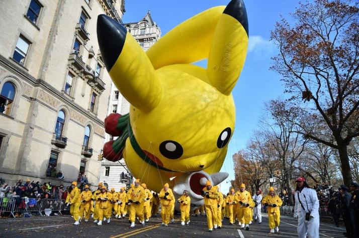 Con Gokú, Pikachu y Bob Esponja: las postales del desfile del Día de Acción de Gracias en Nueva York