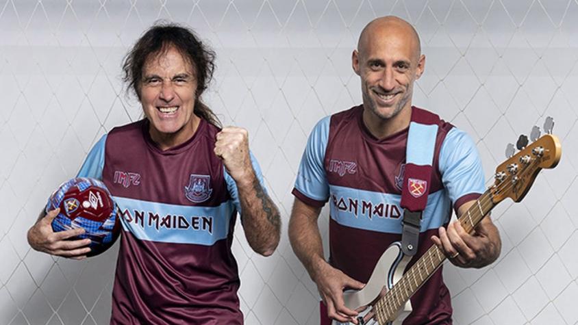 Iron Maiden y West Ham de Manuel Pellegrini lanzan camiseta especial