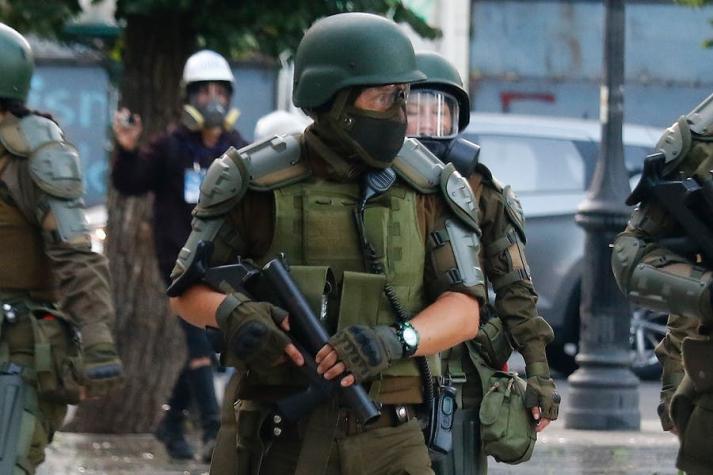 Carabineros refuta cifras sobre detenidos y heridos denunciados por Human Rights Watch