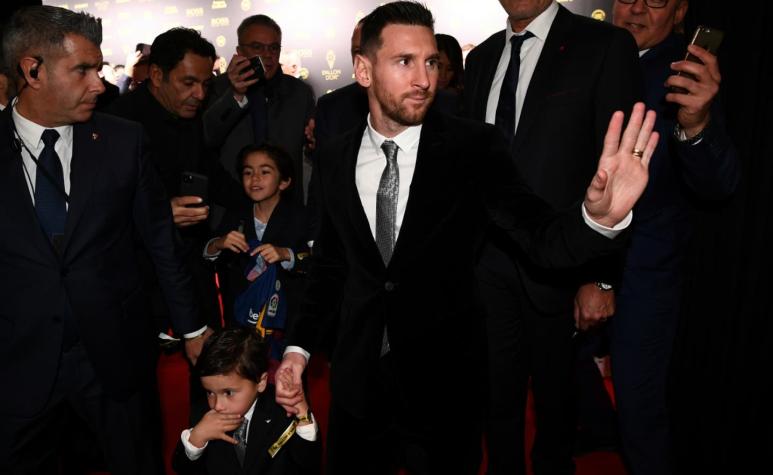 La sorpresa de Lionel Messi al encontrarse con una leyenda mundial en la gala del Balón de Oro
