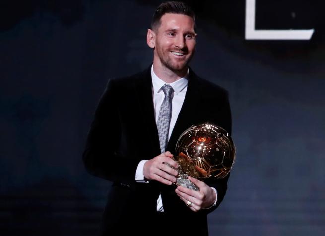 La locura del hijo de Lionel Messi al momento en que su padre recibe el Balón de Oro 2019