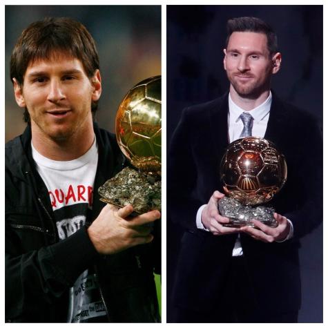 2009-2019: Cómo ha cambiado Lionel Messi en una década recibiendo el Balón de Oro