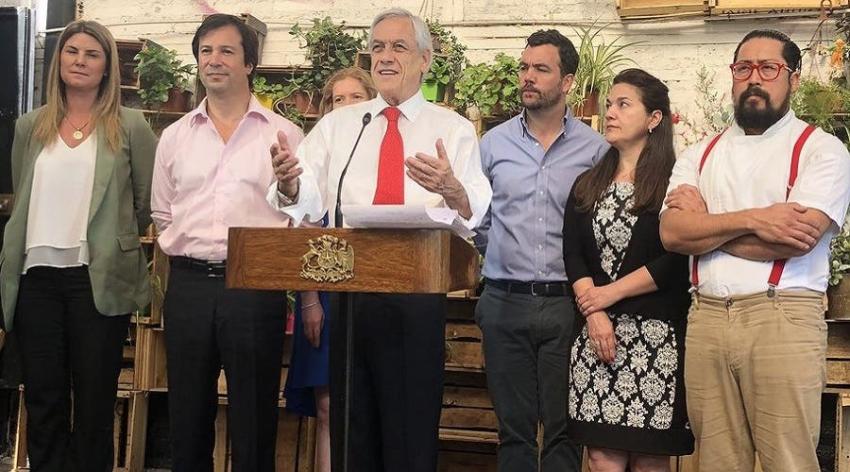 Piñera anuncia bono de 100 mil pesos para más de un millón de familias