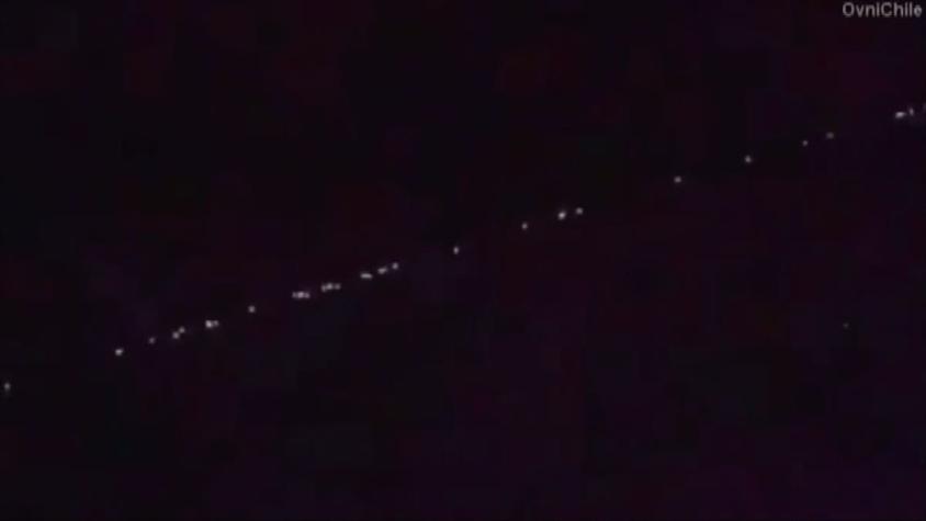 [VIDEO] ¿Qué es el "tren de luces" que aparece en el cielo?