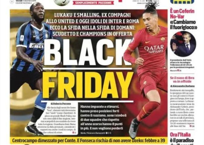Críticas a periódico italiano por portada racista en contra de Lukaku y Smalling