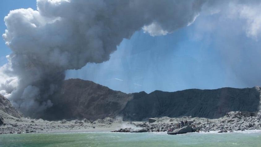 White Island: las impactantes imágenes de la erupción del volcán más activo de Nueva Zelanda