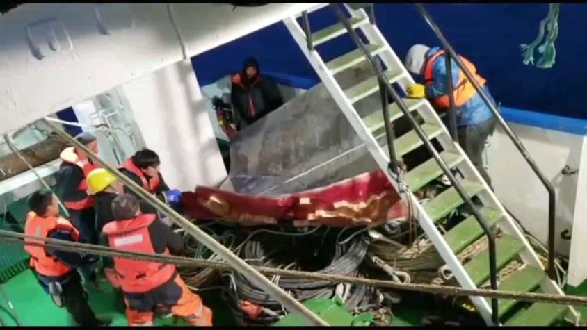 [VIDEO] Barco encontró restos del Hércules C-130 de la FACh