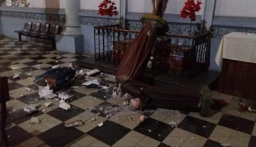 [FOTOS Y VIDEO] Sujetos atacan la Basílica Corazón de María en Antofagasta