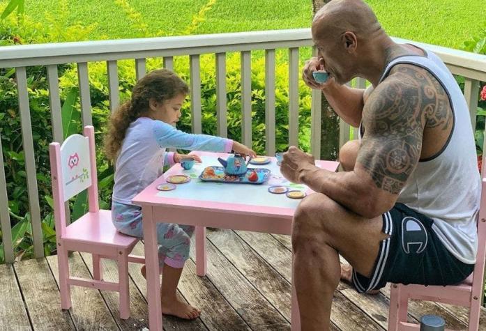 Dwayne Johnson celebra el cumpleaños 4 de su hija: "te amaré y cuidaré por el resto de mi vida"