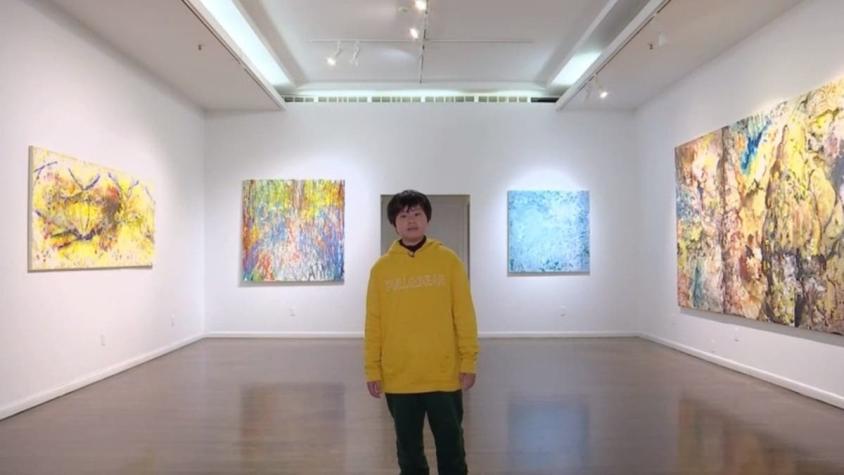 [VIDEO] Pintor de 12 años vende obras a más de 100 millones de pesos