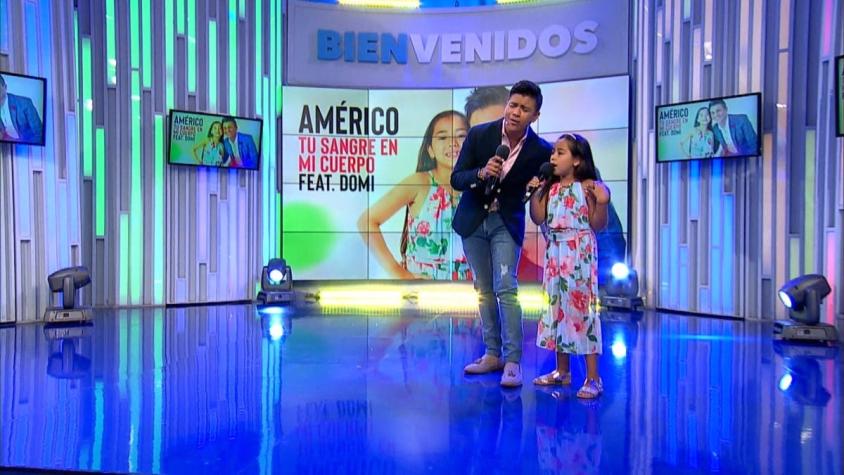 [VIDEO] Américo sorprende y canta con su hija en nuevo álbum