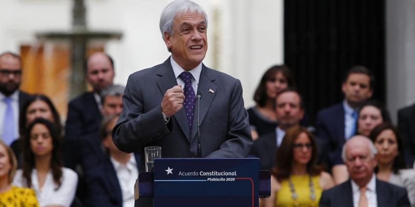 Presidente Piñera promulga Reforma Constitucional que da inicio a proceso constituyente
