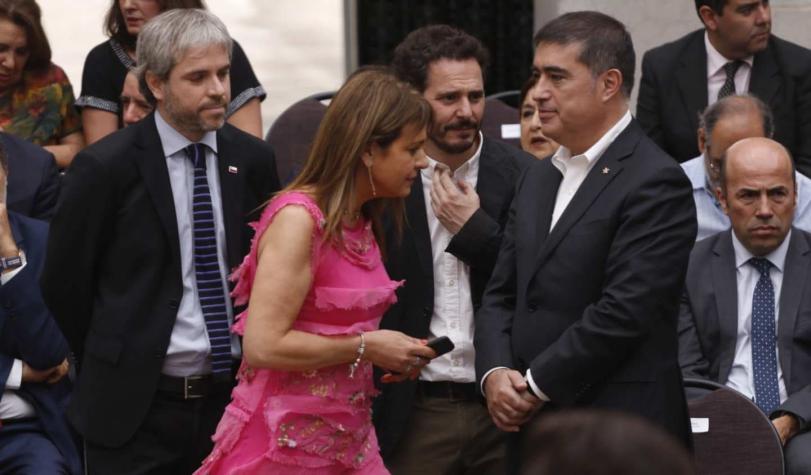 Van Rysselberghe llegó a actividad en La Moneda sin saludar a presidentes de Chile Vamos