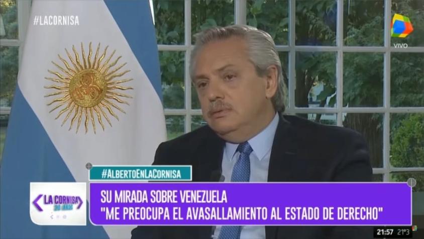 [VIDEO] Gobierno de Chile molesto por comparación del Presidente de Argentina con Venezuela