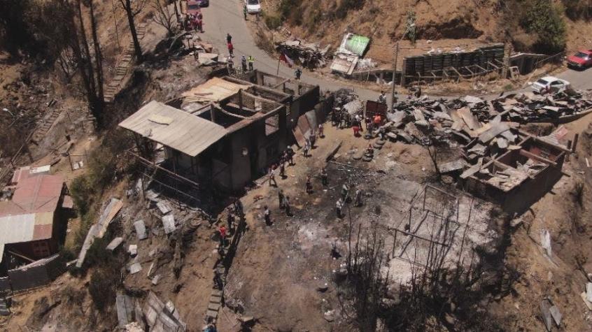 [VIDEO] Balance de incendio en Valparaíso: 253 casas fueron destruidas