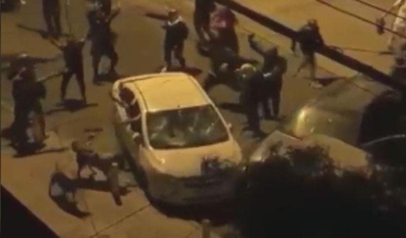[VIDEO] Turba agredió brutalmente a carabinero en Antofagasta
