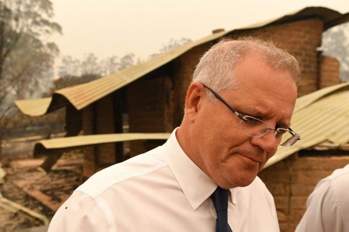 Los bomberos critican al primer ministro australiano