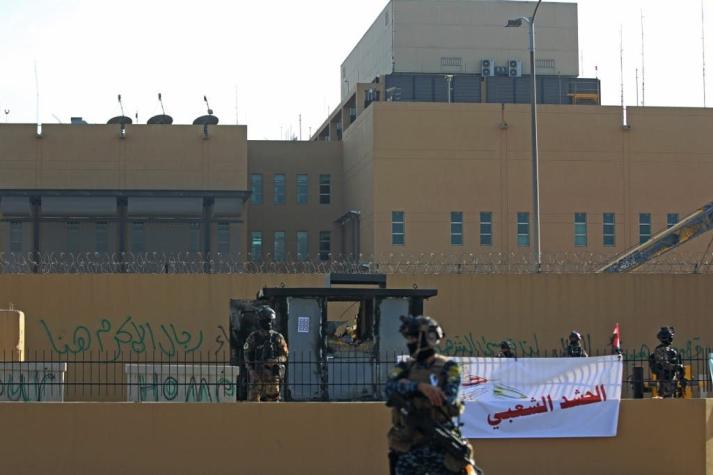 Reportan nuevo ataque de misiles cerca de la embajada estadounidense en Bagdad