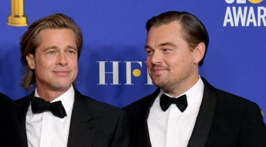 Globos de Oro 2020: El trolleo de Brad Pitt a Leonardo DiCaprio con el final de Titanic